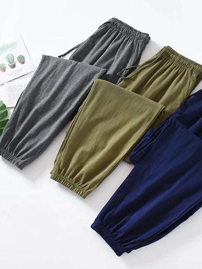 Pajama Pants Men's Pants Autumn and Winter 2025 New Loose Pants Printed Spring & Fall Home Pants