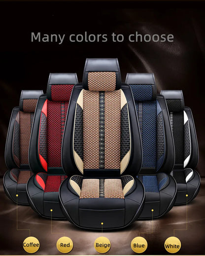 Full set car seat covers + Steering wheel cover for Haval M6 2025-2023 Top quality breathable seat cushion seat case for M6 2024