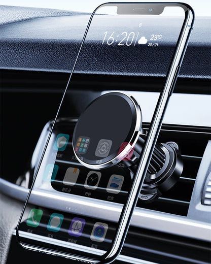 For KIA EV5 2024 2025 Car Phone Holder Screen Fixed Base Magnetic Car Mobile Phone Wireless Charging Stand Rotatable MagSafe