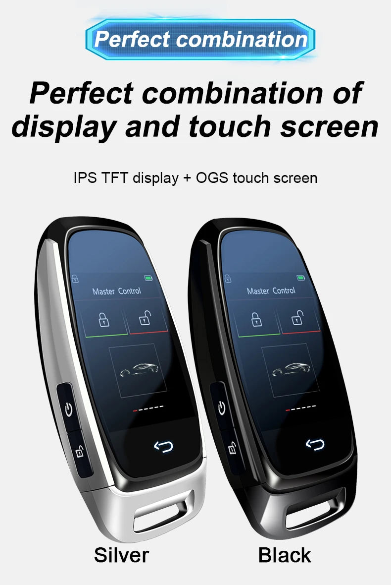 CF920 Modified Universal Remote Display Smart LCD Key Comfortable Entry Auto Lock Keyless Go For Audi/BMW/Ford/Mazda/Toyota/KIA