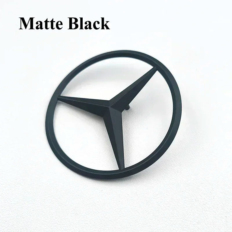 AAA 3d ABS Black Rear Trunk Star Logo For Mercedes Benz W203 W204 W205 W212 W213 W176 W177 W222 W223 W117 W246 X156 X253