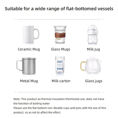 35W Coffee Mug Warmer Cup Heater Heating Pad Electric Hot Plate 5 Gear Temperature Warmer Coaster For Milk Tea Water 220V