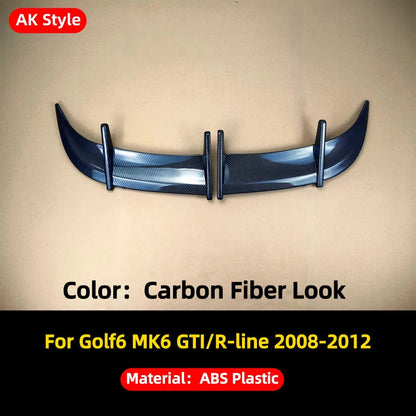 For Volkswagen VW Golf 6 MK6 GTI R line 2008-2012 Racing Rear Roof Wing Spoiler Trunk Lip Tail Trim Styling Tuning Accessories