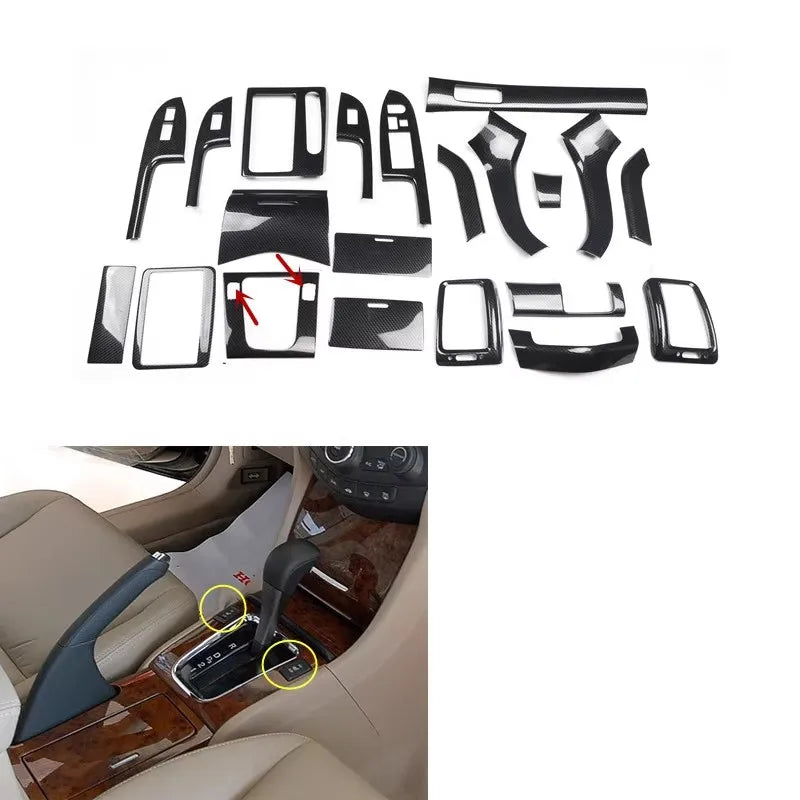 For Honda Accord CL9 2004 2005 2006 2007 US Version Plastic Decoration Accessories Interior Trims Stickers
