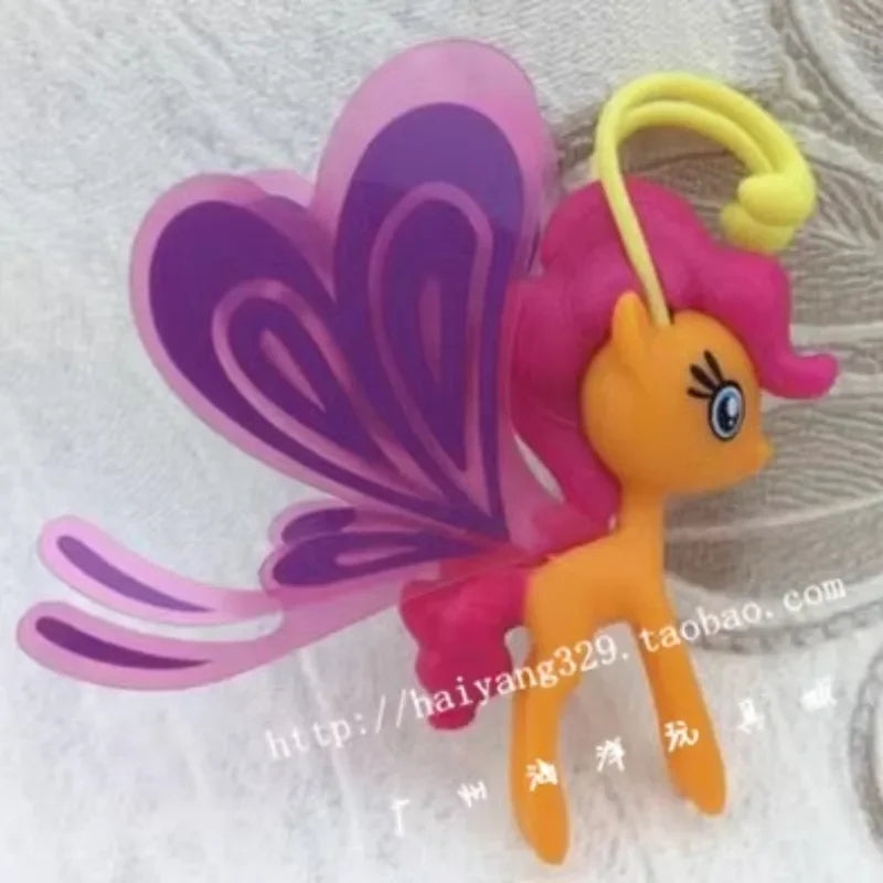 My Little Pony Figure Butterfly Model Twilight Sparkle Rainbow Dash Applejack Rarity Pinkie Pie Starlight Glimmer Toy