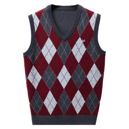 Unisex, New Autumn and Winter Warm Vest, Men's Stylish Slim-fit V-neck Sweater.stretch ，S-3XL Student Sweater