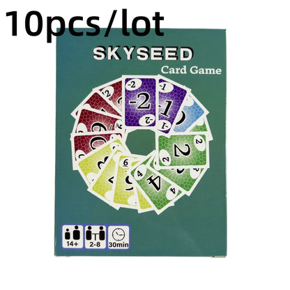 Skyseed Card Game 150 Playing Cards Board Game Deck Fun Exploration Action Edition Christmas and Halloween Gifts
