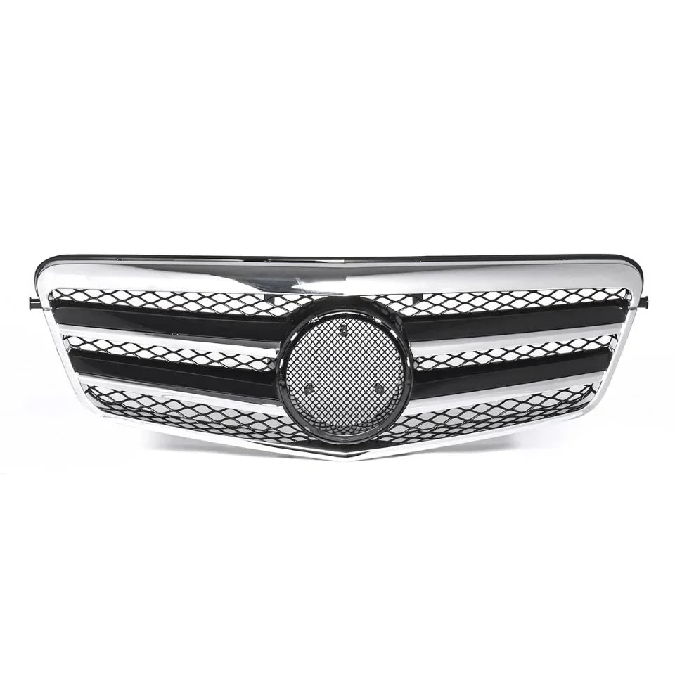 XVIP Chrome Black Diamonds Style Front Racing Grille For Mercedes Benz E-Class W212 E250 E300 E350 E500 2010-2013 Bumper Grilles
