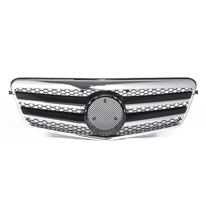 XVIP Chrome Black Diamonds Style Front Racing Grille For Mercedes Benz E-Class W212 E250 E300 E350 E500 2010-2013 Bumper Grilles