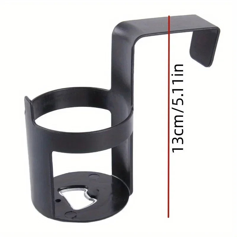2PCS Car Drink Cup Holder Container Hook Multifunctional Hanging Window Door Mount Universal Water Bottle Cup Stand for Auto