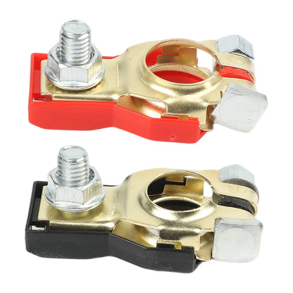 2Pcs Automotive Battery Terminal Wire Cable Clamp Quick Release Connector Clamp Clip Connector For Car Caravan Boat 12V 24V