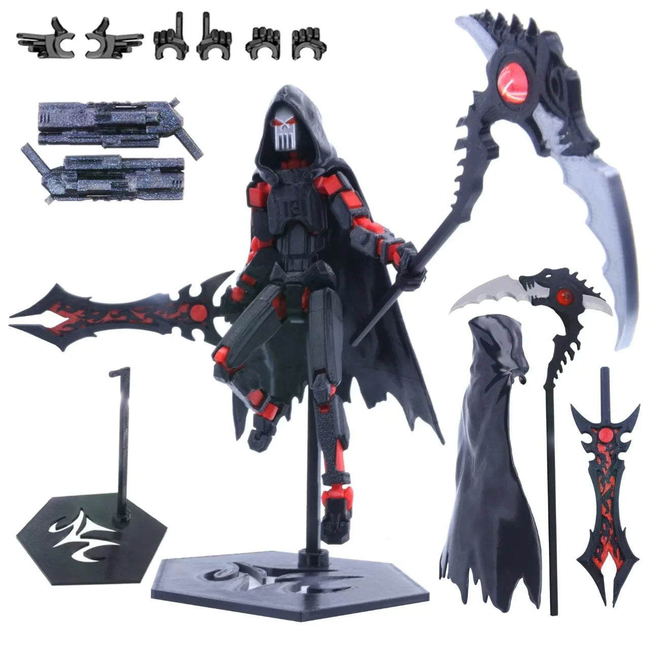 Hot 13 Action Figure Dummy Death Swordsman Titan 13 Action Figures T13 Multi-Jointed Movable Lucky 13 Action Figure Nova Gift
