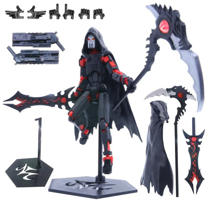 Hot 13 Action Figure Dummy Death Swordsman Titan 13 Action Figures T13 Multi-Jointed Movable Lucky 13 Action Figure Nova Gift