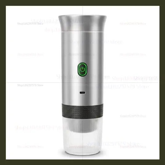 Electric Portable Espresso Coffee Maker for Car Home Camping 3-in-1 Capsule Powder Travel Coffee Machine with USB Rechargeable