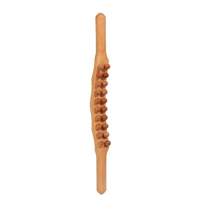 Wooden GuaSha Stick Beech Wood Therapy Back Shoulder Neck Waist Massage Tool Fat Burner Meridian Cellulite Scraper Body Slimming