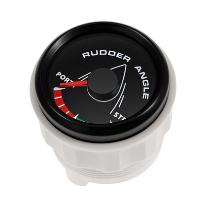 52MM Rudder Angle Indicator with 8 colors backlight Waterproof Rudder Position Gauge with Sensor 0-190ohm for Boat Yacht Marine