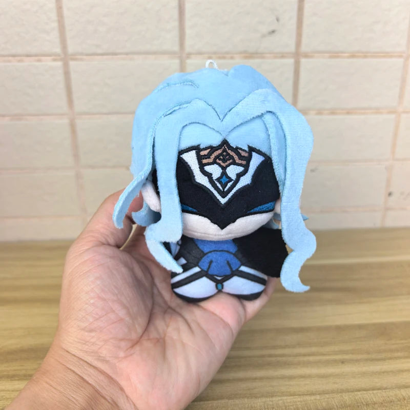 In Stock 12cm Cool Genshin Impact The Doctor‌ Zandik Il Dottore Cartoon Plush Toys Cosplay Cute Anime Game Keychain Plushie Doll