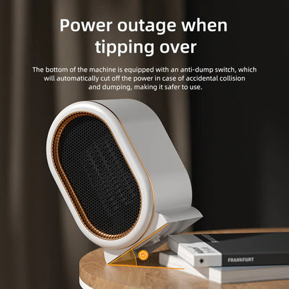 Portable Desktop Ceramic PTC Household High Power 1300W Heater Quick Heat Electric Heater Small Fan Heater