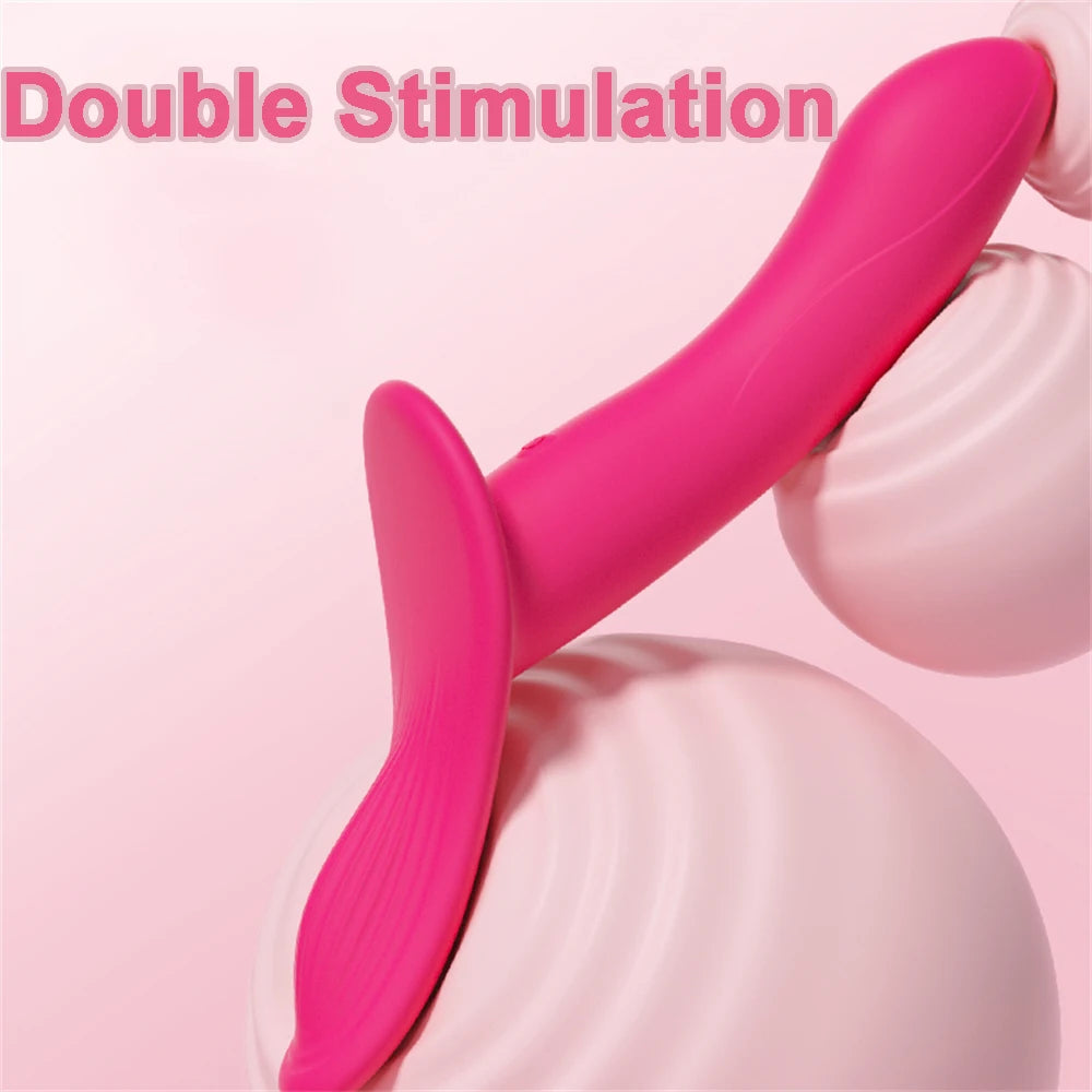 Strap-on Dildo Vibrator Vaginal Masturbatoion Clitoris Stimulator Wearable Double Head 10 Vibration Sex Toys for Couple Lesbian
