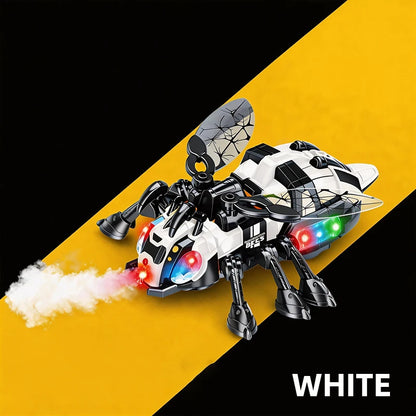 Electric Mechanical Bee Toy Featuring A Simulated Spray Function Crawling Action With Lights And Music Toys for Boys Kids Gifts