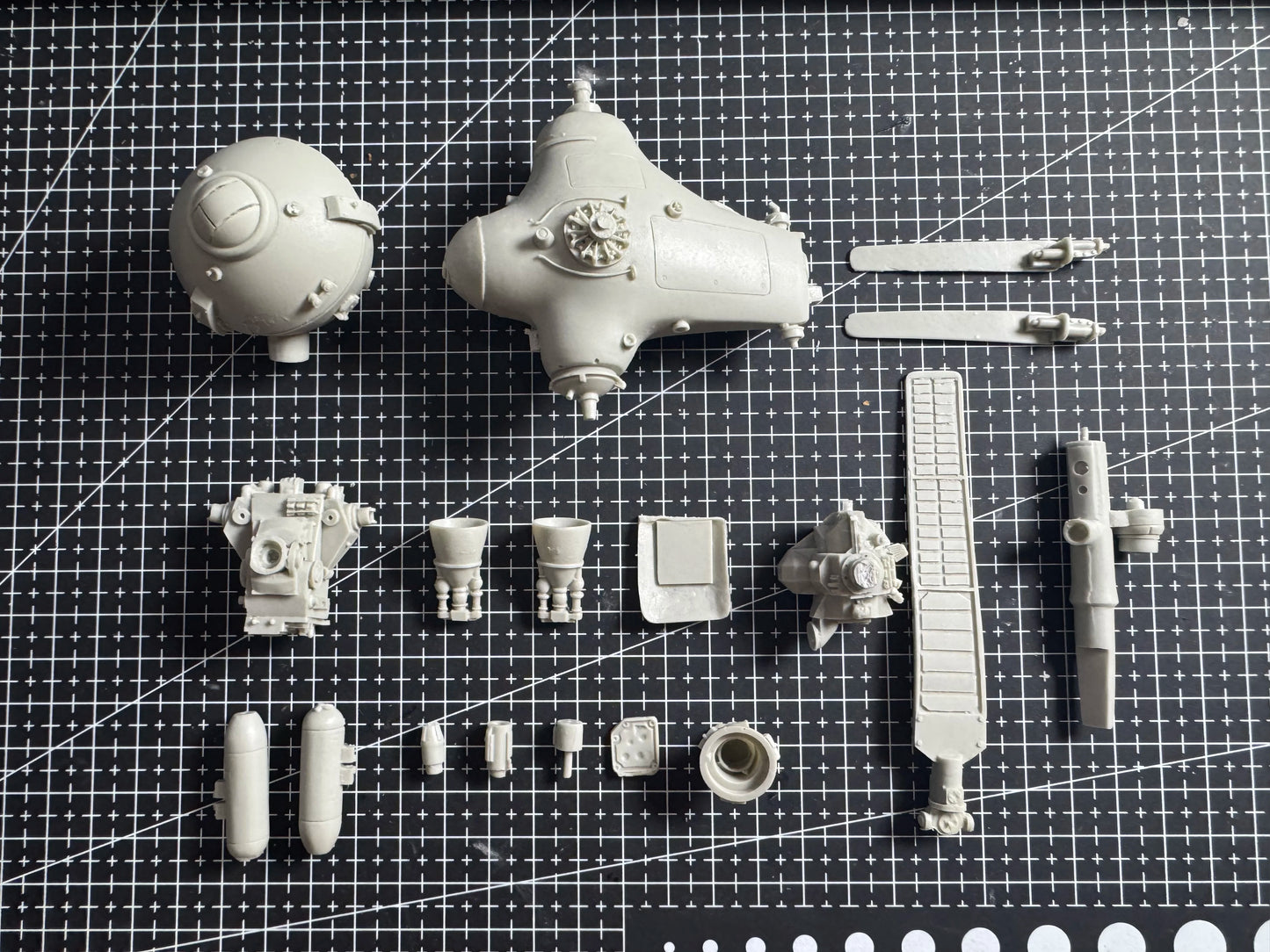 1:20 MA. K Uhu NS466 Resin Model Kit Unpainted Unassembled Retro Sci-Fi Mecha Display Figure Hobby Collection (without Base)