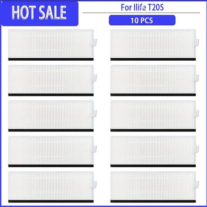 Roller Side Brush HEPA Filter For ILIFE T20s Robot Vacuum Vacuum Cleaner Replacement Spare Parts