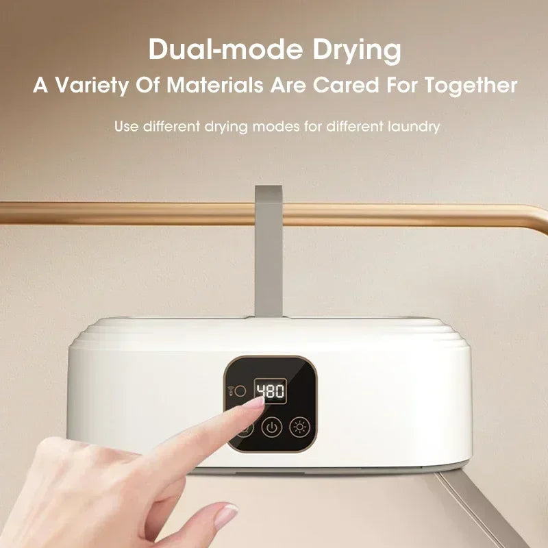 Folding Portable Clothes Dryer Multifunctional Intelligent Timed Warm Laundry Dryer UV Sterilization And Removal Of Mites Dryer