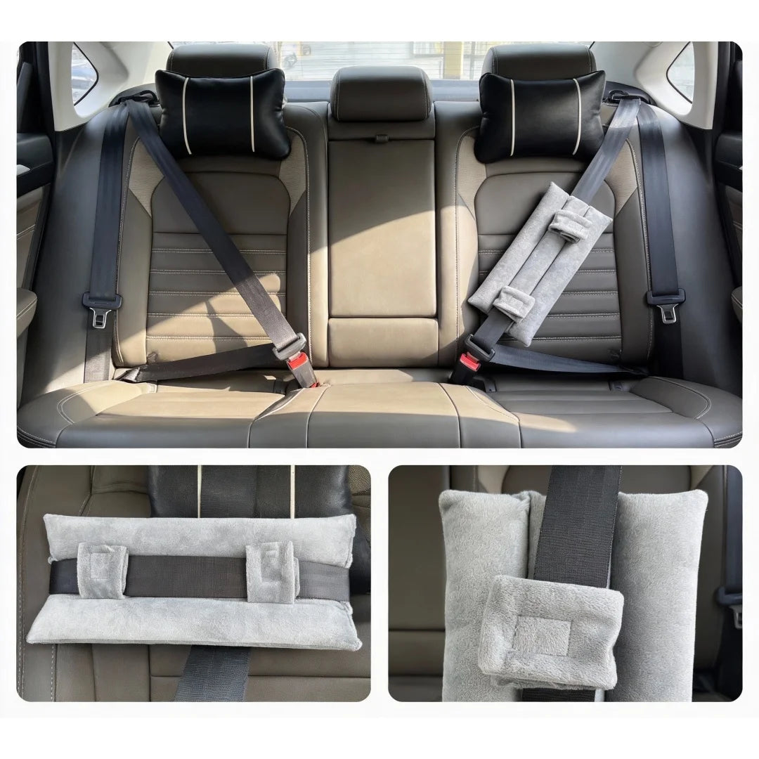 Universal Comfort Car Seat Belt Shoulder Pads Soft Polyester Protection Soft And Comfortable Accessory for Adults And Teens