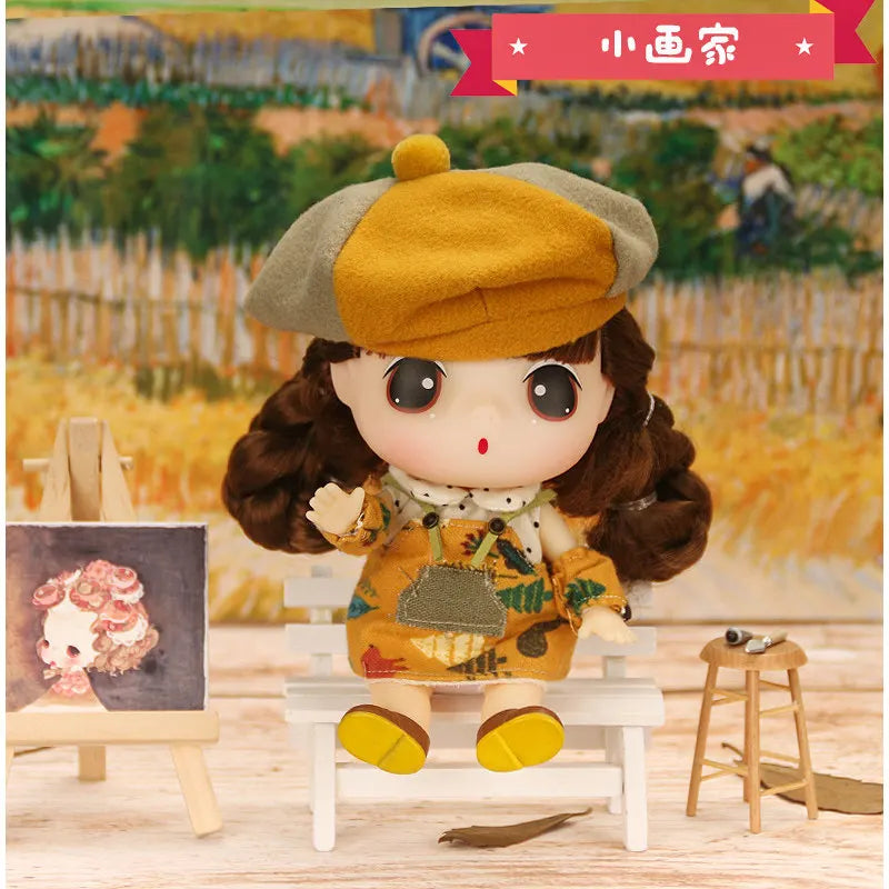 Genuine Ddung Dress Up Doll Collection 18cm Cute Joint Doll Fashion Toys Collect Model Ornament Girl'S Birthday New Year Gift