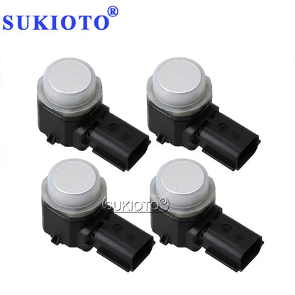 4PCS New SUKIOTO PDC Parking Sensor F1CT-15K859-AAW For Ford Mondeo 2014-2019 PDC Backup Parking Assist Sensor F1CT15K859AAW