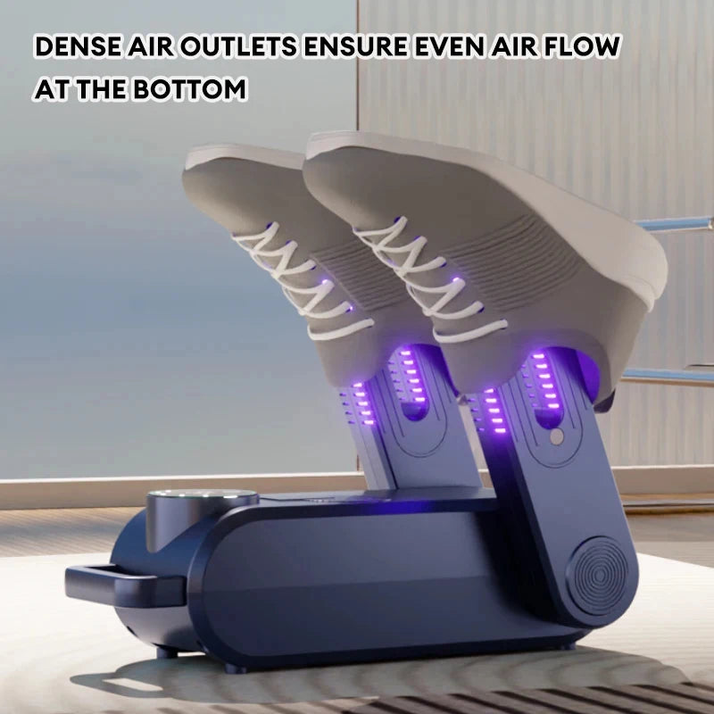 Shoe Dryer Electric Shoe and Portable Boot Dryer 180° Folding Design Smart Display for Shoes Gloves Hats Socks Ski Boots EU Plug