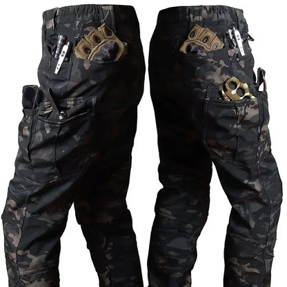 Tactical Uniform Sets Men Combat Fleece Suit Outdoor Camo Multicam Hunting Shirt+Cargo Pants Airsoft Kits Training Workwear Suit