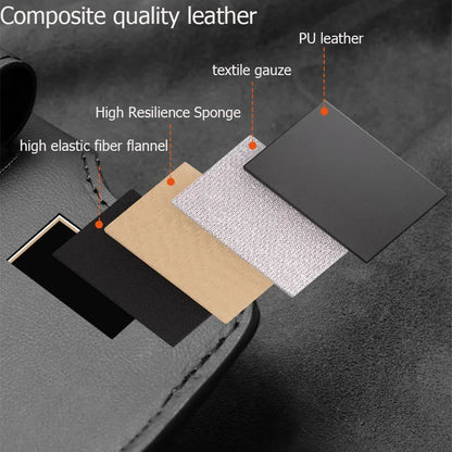Car sun visor glasses bag leather wear-resistant sunglasses storage box for Jeep Grand Cherokee Wrangler Renegade Rubicon