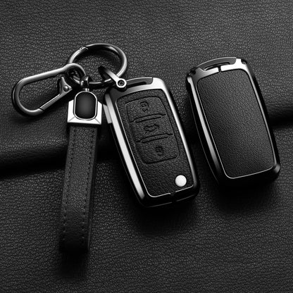 Zinc Alloy Car Key Case Car KeyChain Metal Key Shell For Volkswagen VW Polo Tiguan Golf 4 5 Jetta Beetle Scirocco Passat Shell