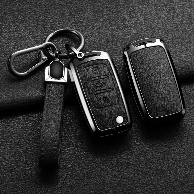 Zinc Alloy Car Key Case Car KeyChain Metal Key Shell For Volkswagen VW Polo Tiguan Golf 4 5 Jetta Beetle Scirocco Passat Shell