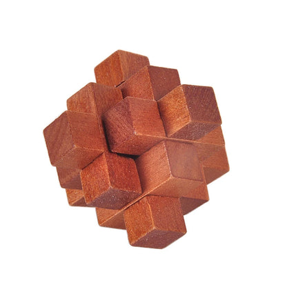 Novelty Gifts Luban Lock Puzzle Box Wooden Brain Teaser Puzzles For Adults And Children Educational IQ Level Improvement Toys