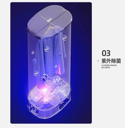 220V YANGZI Portable Foldable Clothes Dryer for Home Dormitory Compact Laundry Drying Machine CBB