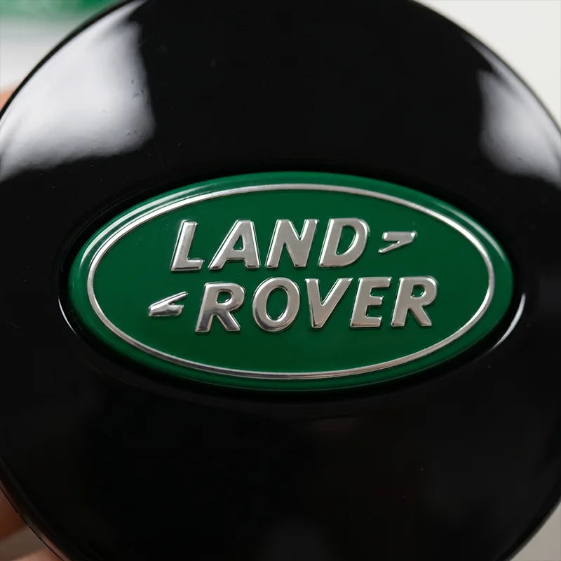 4Pcs Car Emblem Wheel Center Hub Cap Covers Auto Rim Cover For Land Rover Ranger Autobiography Freelander Evoque Rover Sport