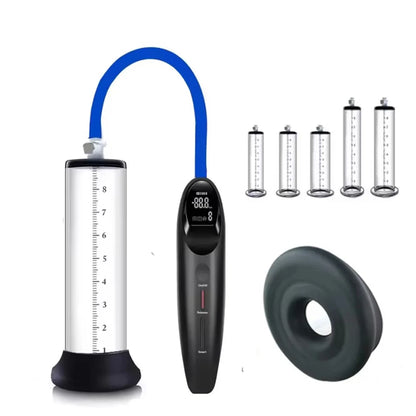 Electric Acrylic Penis Pump Vacuum Pump For Penis Male Penis Enlargement Pump  Penile Training Extender Cock Dick Pump For Men
