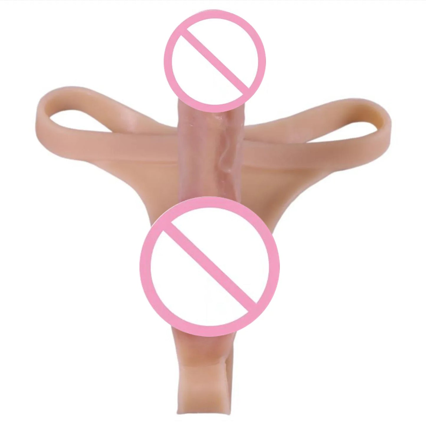 Strap on Dildo For Lesbian Gay Wearable Hollow Solid Penis Sleeves BDSM DICK Dildo Pants Strapon Penis Sex Toys for Couple Woman
