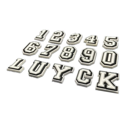 1-39PCS Letter Angle Number Good Quality Shoes Charms DIY PVC Shoe Bag Accessories For Wristband Pendant Decoration Party Gifts