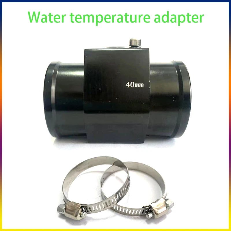 Water Temperature Sensor Head Joint Sensor Radiator Adapter 1/8NPT 12V 24V Digital Water Temperature Gauge Voltmeter