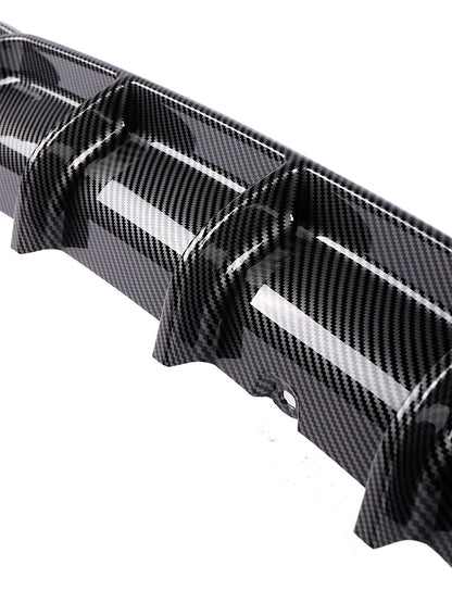For BMW 3 Series F30 F31 2012-2019 MP Rear Bumper Diffuser LipCarbon M Tech Diffusor Body Kit M Sport Gloss Black 320i 328i