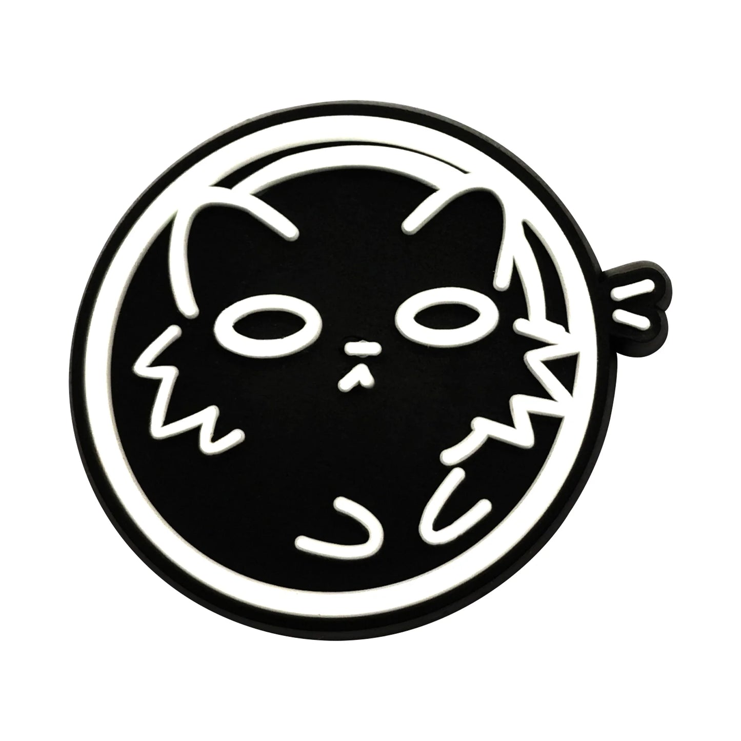 New 1-13pcs Cute Animal Black Cat PVC Garden Shoe Charms Sandal Buckle Boys Girls Cartoon Hole Slipper Accessories DIY Backpack