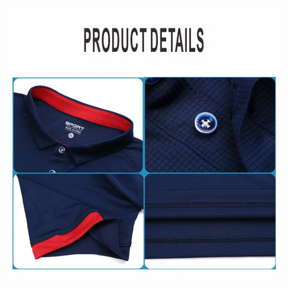 2024 Quick-drying Sports Polo Shirt Custom Design Company Brand Logo print Embroidery Breathable Lapel Short Sleeve Polo Shirts