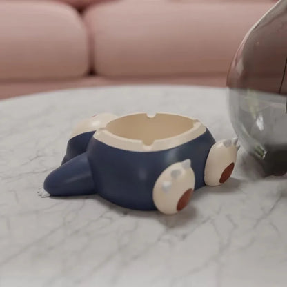 Snorlax Ashtray Desktop Ornament Personalized Anime Pokemon Trendy Toys Living Room E-Sports Room Office Decorations Gift