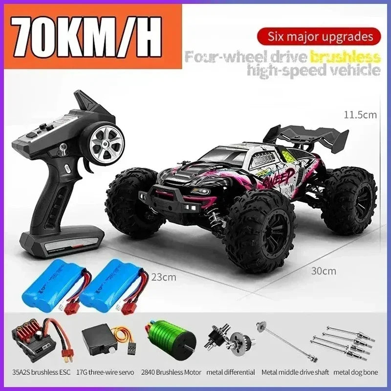 SCY 16101PRO, 16102PRO, 16103PRO 4WD 1:16RC Brushless High-speed Remote Control Car, 70 Kilometers Per Hour, Toy Racing Car Gift