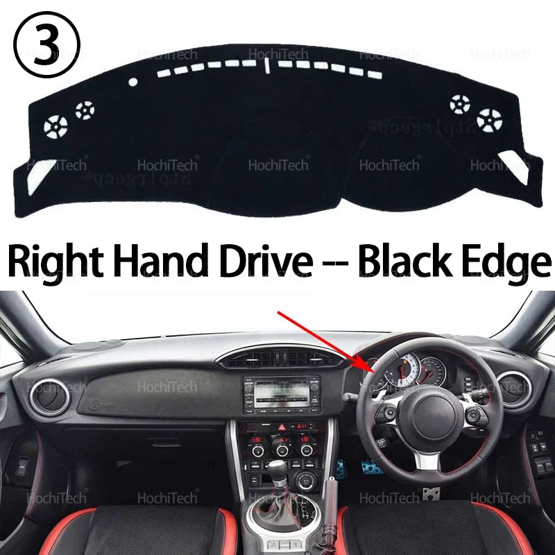 Dashboard Cover for Toyota 86 GT86 ZN6 Scion FRS Subaru BRZ 2012-20 Anti-Slip Pad Sunshade Cushion Sunshield Nonslip Accessories