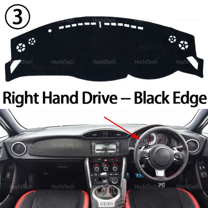Dashboard Cover for Toyota 86 GT86 ZN6 Scion FRS Subaru BRZ 2012-20 Anti-Slip Pad Sunshade Cushion Sunshield Nonslip Accessories