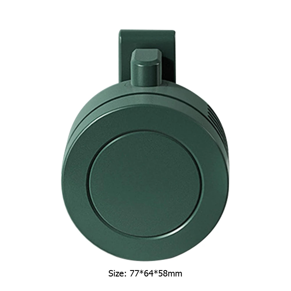 Mini Clip Fan Portable Neck Waist Fan Electric Air Cooling Fan 900mah USB Bladeless Fan Portable Air Cooler for Outdoor Home